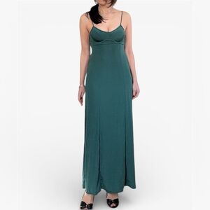 Victoria’s Secret Green Underwire Bust Maxi Dress
